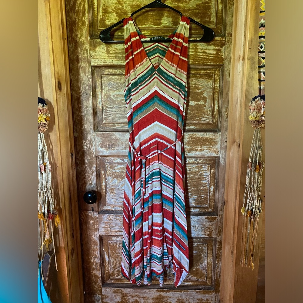 Lauren Ralph Lauren Summer Sun Dress Women’s Size Petite Small